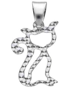 Stroili Charm gatto oro bianco