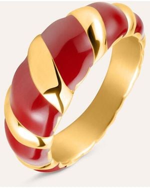 Stroili Anello Fascia Radiance Acciaio Dorato - Rosa