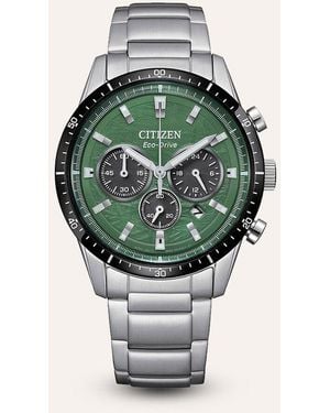 Citizen Orologio Eco Drive Ore Felici Ca4624-56x - Verde