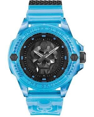 Philipp Plein Orologio Al Quarzo The $kull Scuba Duba Edition Pwwaa0724 - Blu