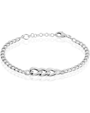 Stroili Bracciale Catena Silver Collection Argento Rodiato - Metallizzato
