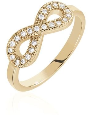 Stroili Anello Golden Dream Placcato Oro Giallo Cubic Zirconia - Metallizzato