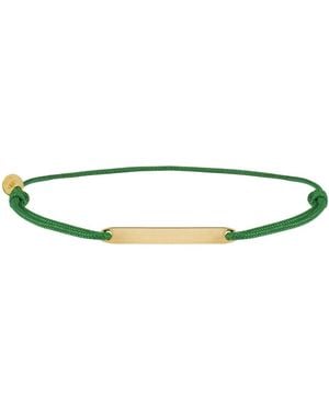 Stroili Bracciale Con Targhetta Mon Petit Oro Giallo - Verde