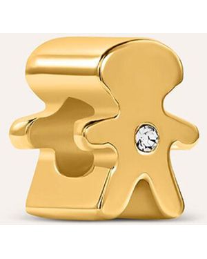 Stroili Bead Essential Code Acciaio Dorato Cristallo - Metallizzato