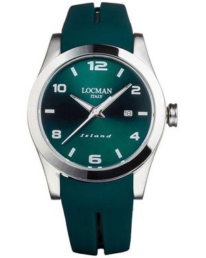 LOCMAN Orologio Al Quarzo Island 0613a19s-00ptwhsl - Verde