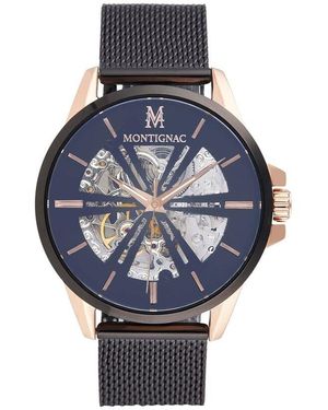 Montignac Orologio Automatico Round Mope19a08 - Blu