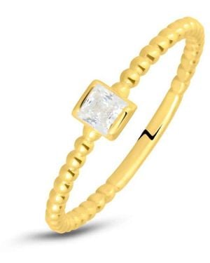 Stroili Anello Solitario Claire Oro Giallo Cubic Zirconia - Metallizzato