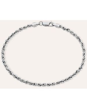 Stroili Bracciale Catena Gentleman Argento Rodiato - Metallizzato