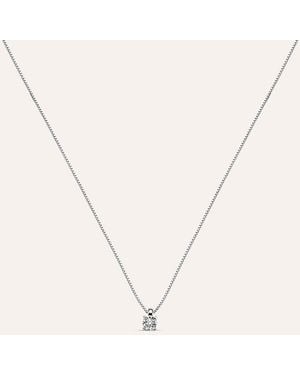 Stroili Collana Punto Luce Diamotion Oro Bianco Diamante - Metallizzato