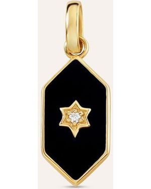 Stroili Pendente Poème Oro Giallo Agata Cubic Zirconia - Nero