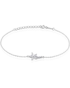 Stroili Bracciale Silver Elegance Argento Rodiato Cubic Zirconia - Metallizzato