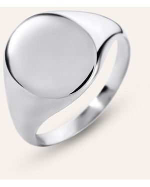 Stroili Anello Chevalier Gentleman Argento Rodiato - Metallizzato