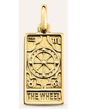 Stroili Pendente Tarocchi Carta Della Fortuna Love Beats Argento Dorato - Metallizzato