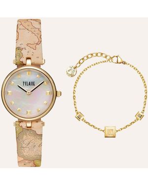 Alviero Martini Set Orologio Al Quarzo Colonia Ac00580010101s01 - Metallizzato