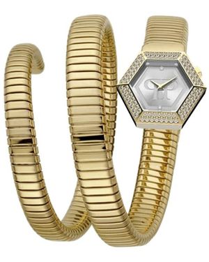 Philipp Plein Orologio Al Quarzo $nake Pwzaa0423 - Metallizzato