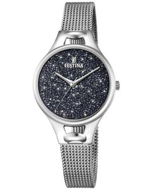 Festina Solo tempo con cassa e bracciale in acciaio - Blu