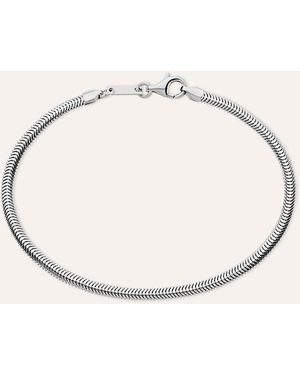 Stroili Bracciale Catena Gentleman Argento Rodiato - Metallizzato