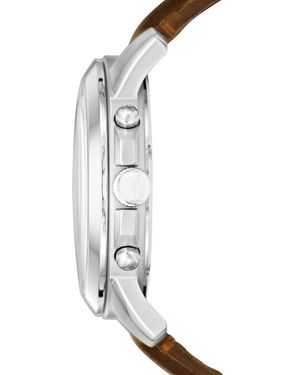 Fossil Orologio Cronografo Grant quadrante crema FS4735 - Marrone