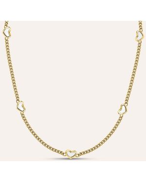 Stroili Collana Lady Code Acciaio Dorato Madreperla - Metallizzato