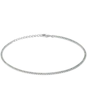 Stroili Cavigliera Silver Rainbow Argento Rodiato Cubic Zirconia - Metallizzato