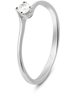 Stroili Anello Solitario Firmamenti Oro Bianco Diamante