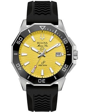 Bulova Orologio Al Quarzo Marine Star 96b431 - Metallizzato