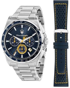 Maserati Set Orologio Al Quarzo R8873652001 - Metallizzato