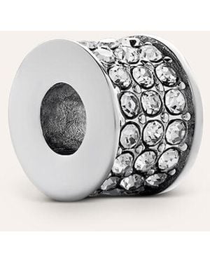 Stroili Bead Essential Code Acciaio Cristallo - Bianco