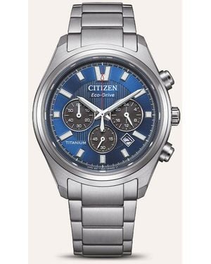 Citizen Orologio Eco Drive Super Titanio Ca4750-51l - Metallizzato