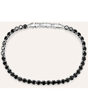 Stroili Bracciale Man Code Acciaio Cristallo - Metallizzato