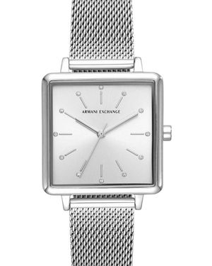 ARMANI EXCHANGE Orologio solo tempo in acciaio silver - Metallizzato