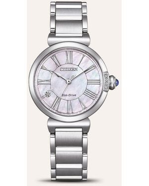 Citizen Orologio Eco Drive Lady Em1060-87y - Metallizzato
