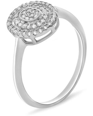 Stroili Anello Fantasia Silver Shine Argento Rodiato Cubic Zirconia - Bianco