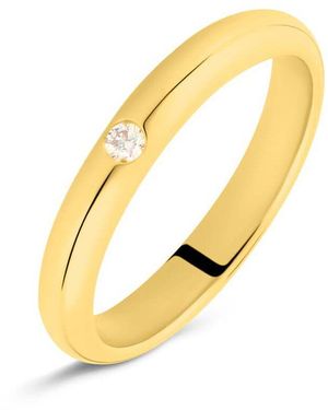 Stroili Fede Classica Leggera 3.2 mm Oro Giallo Diamante - Metallizzato