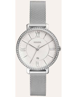Fossil Orologio Analogico Quarzo Donna con Cinturino in Acciaio Inox ES4627 - Metallizzato