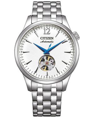 Citizen Orologio Automatico Ore Felici Nh9131-73a - Metallizzato