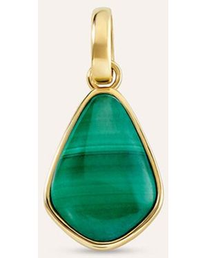 Stroili Pendente Poème Oro Giallo Malachite - Verde