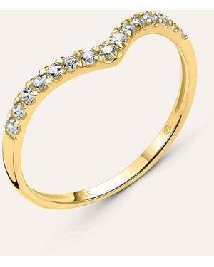 Stroili Anello Fantasia Claire Oro Giallo Cubic Zirconia - Metallizzato