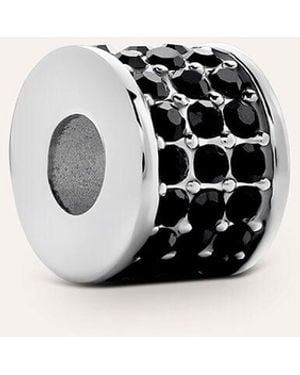 Stroili Bead Essential Code Acciaio Cristallo - Bianco