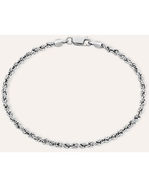 Stroili Bracciale Catena Gentleman Argento Rodiato - Metallizzato