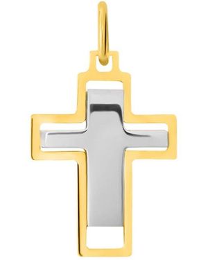 Stroili Pendente L'homme Or Oro Bicolore Giallo / Bianco - Metallizzato