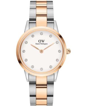 Daniel Wellington Orologio Al Quarzo Iconic Link Luminee Dw00100358 - Metallizzato