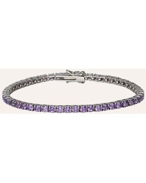Stroili Bracciale Tennis Silver Rainbow Argento Rodiato Cubic Zirconia - Metallizzato