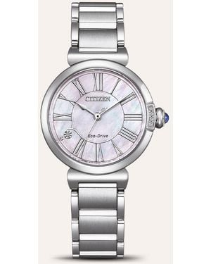 Citizen Orologio Eco Drive Lady Em1060-87y - Metallizzato