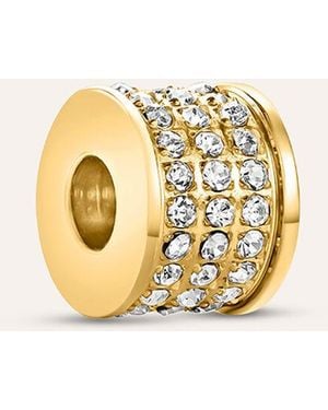 Stroili Bead Essential Code Acciaio Dorato Cristallo - Metallizzato