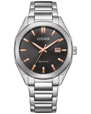 Citizen Orologio Eco Drive Ore Felici Bm7620-83e - Metallizzato