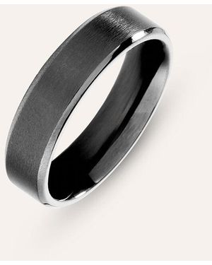 Stroili Anello Fascia Man Code Acciaio Nero