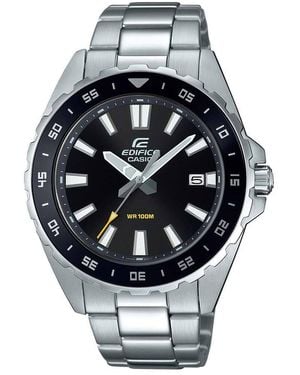 Casio Edifice Orologio quadrante nero EFV-130D-1AVUEF - Metallizzato