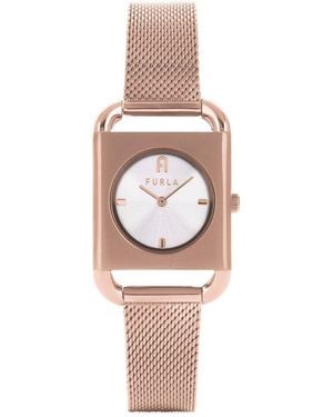 Furla Orologio Al Quarzo Arco Square Ww00017014l3 - Bianco