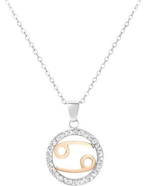 Stroili Collana Lady Chic Acciaio Bicolore Bianco / Rosa Cubic Zirconia - Metallizzato